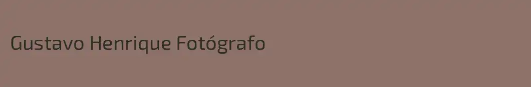 Gustavo Henrique Fotógrafo